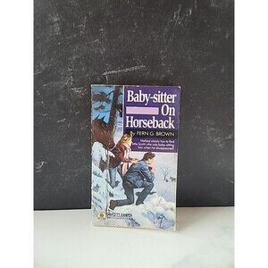 Baby-sitter On Horseback By Fern G. Brown Paperback